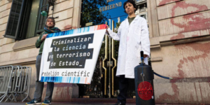 Imagen de la acción de Rebelión Científica