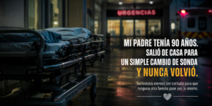Mi padre salió de casa para un simple cambio de sonda y nunca volvió