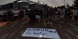 Airbus en huelga