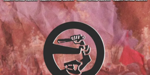 Cartel llamando a la organización contra la represión