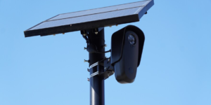 Una de las cámaras de vigilancia Flock