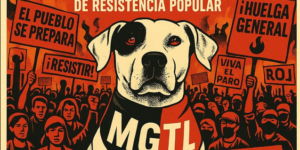 Parte de un cartel del MGTL-PRT