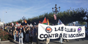 Movilización antifascista contra el Galerna