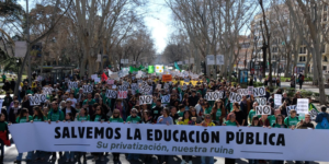 Manifestación por la educación pública