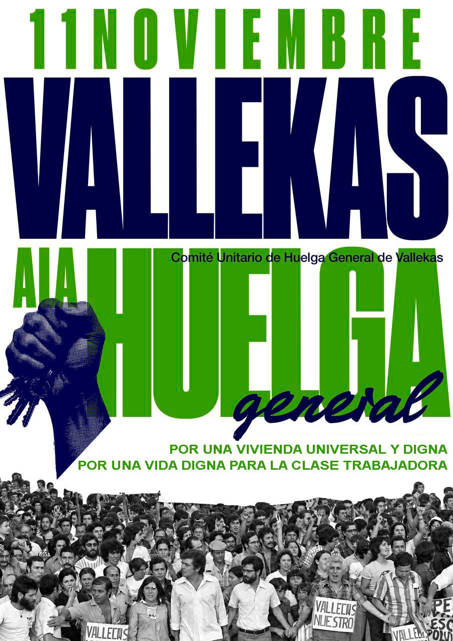Vallekas a la huelga general