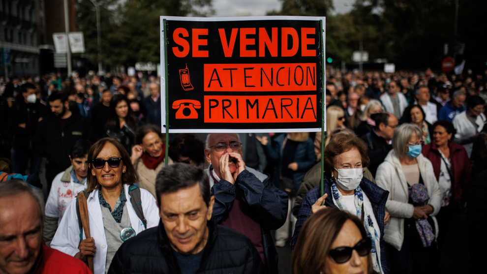 Manifestación por la sanidad pública