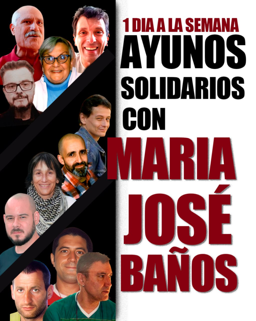 Cartel de la campaña de ayunos por Mª José Baños