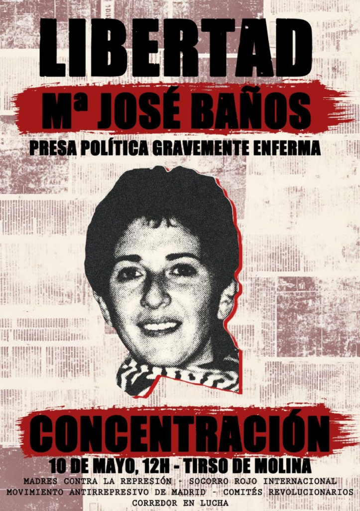 Cartel de la concentración en Madrid