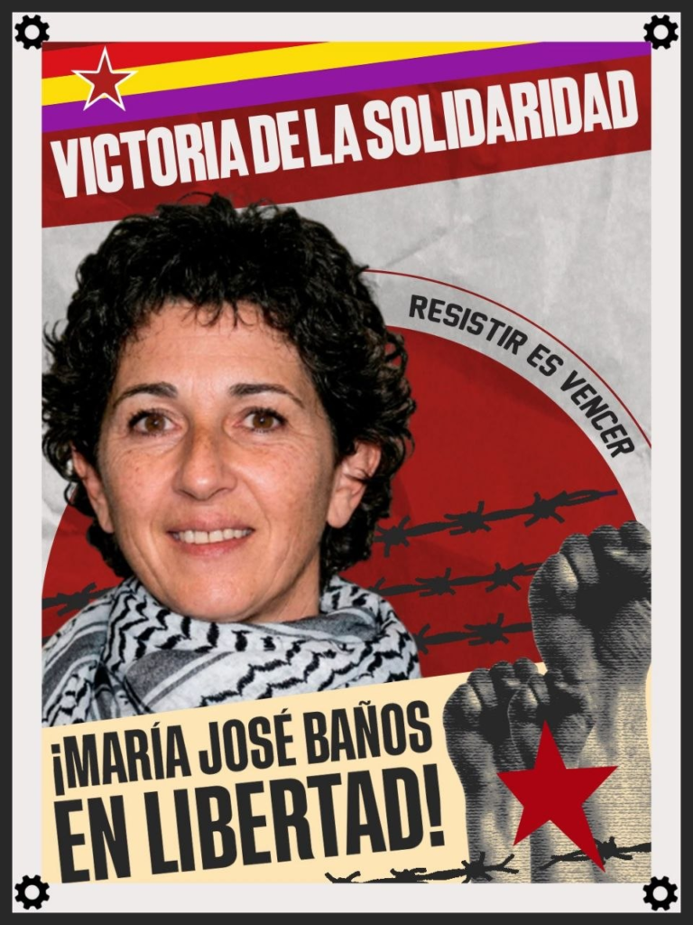 María José Baños en libertad