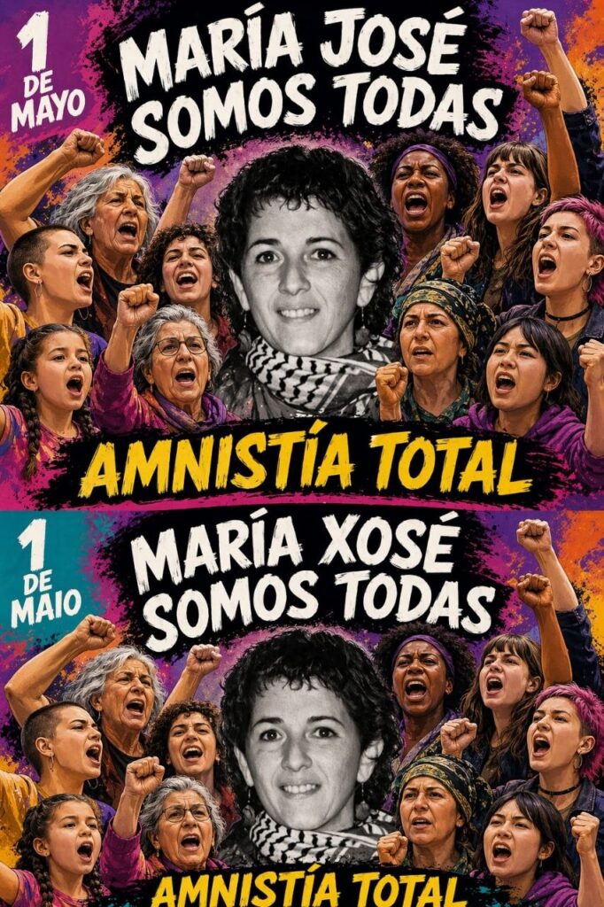 Cartel "María José somos todas"
