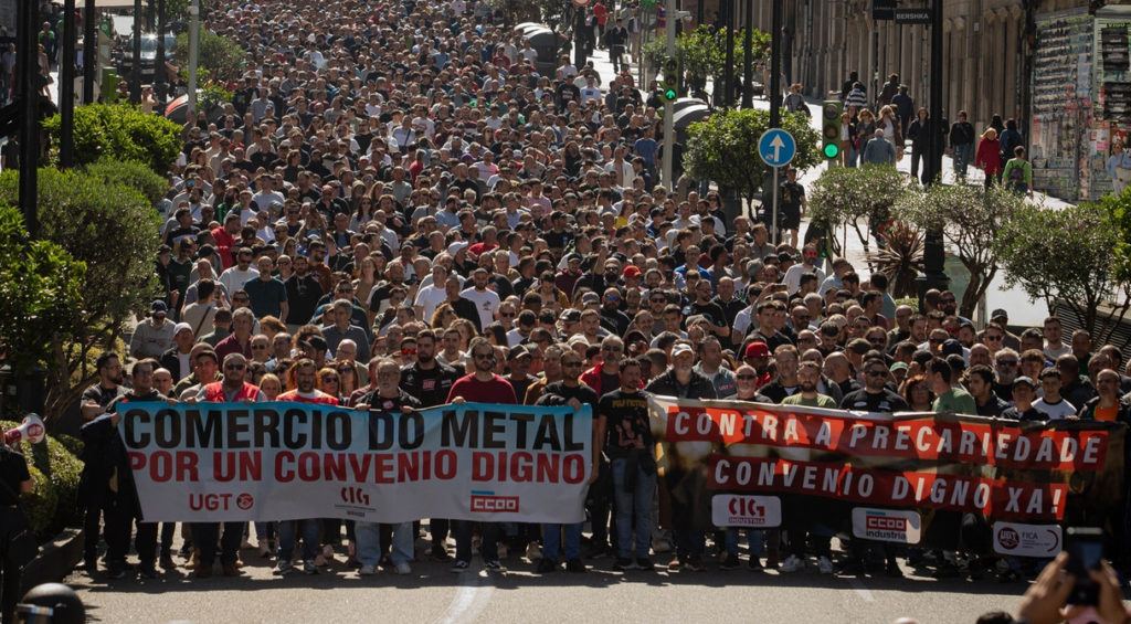 Manifestación del sector del metal del 7 de mayo