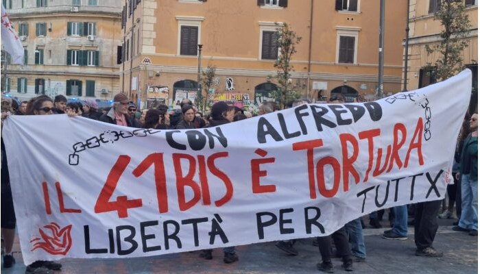 Movilización contra el 41bis en Italia