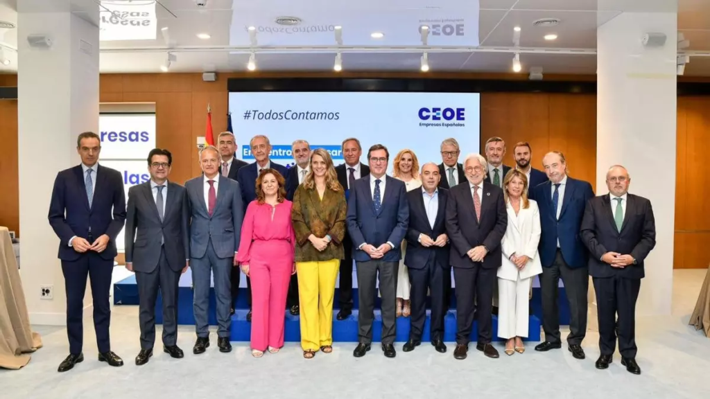 Reunión de empresarios de la CEOE