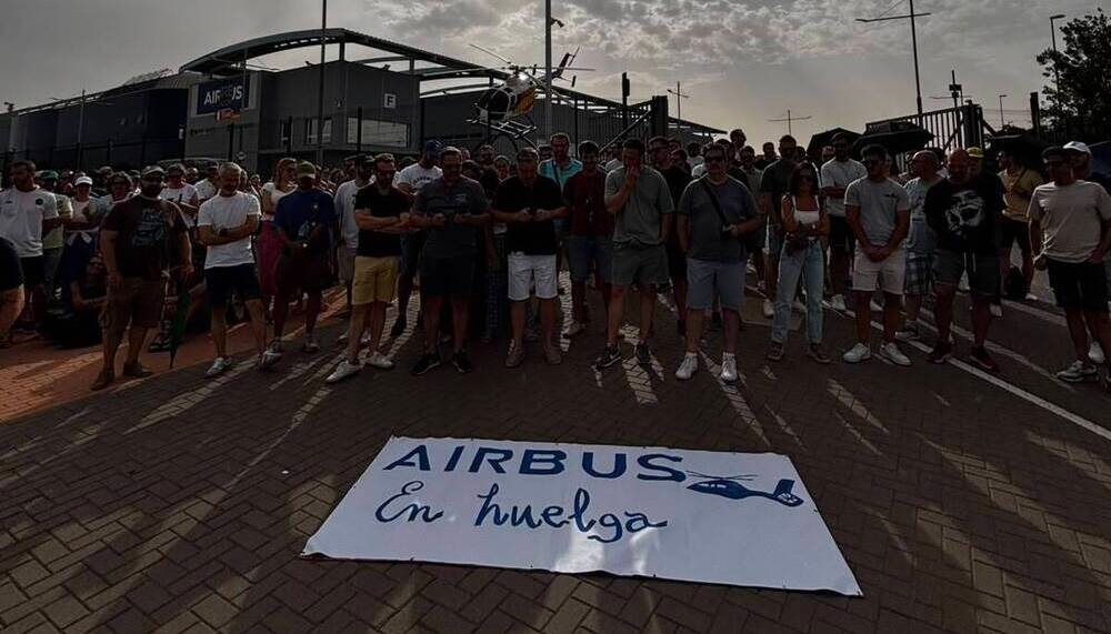 Airbus en huelga