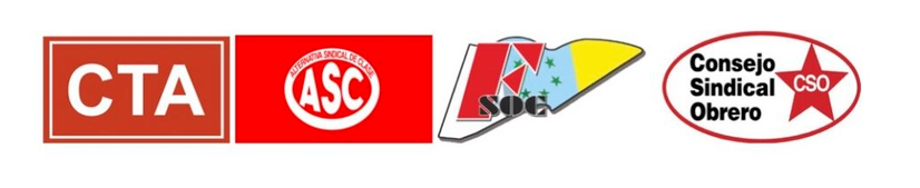 Logos de las organizaciones que secundan el comunicado