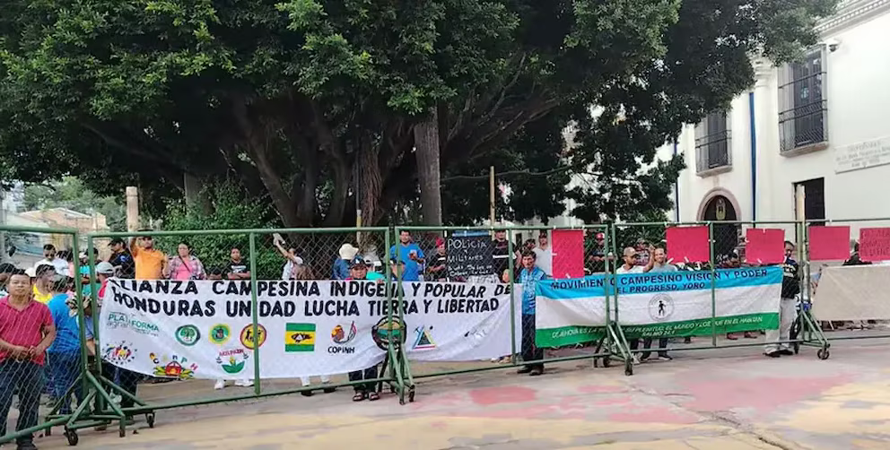 Campesinos en Honduras protestan contra las últimas medidas del gobierno