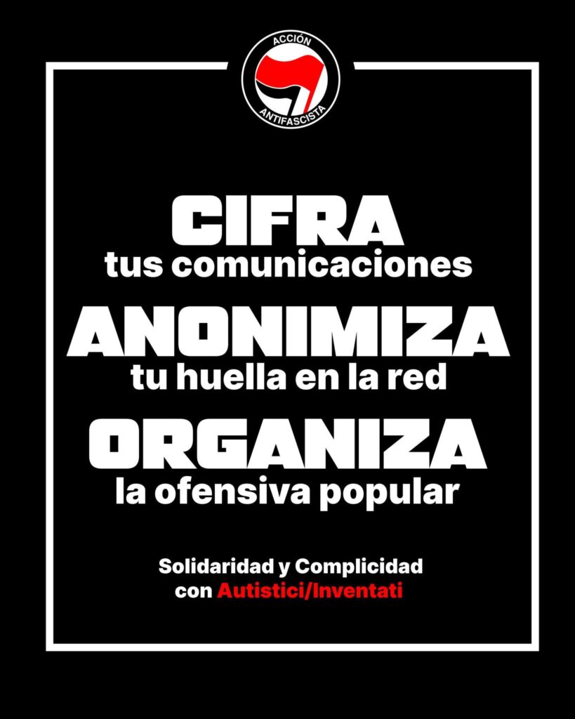 Solidaridad con Autistici/Inventati