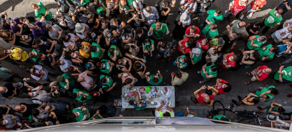 Rueda de prensa de PAH Vallekas