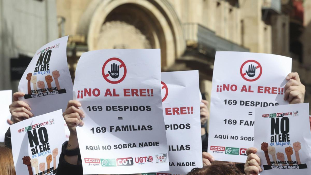 Protesta contra un ERE