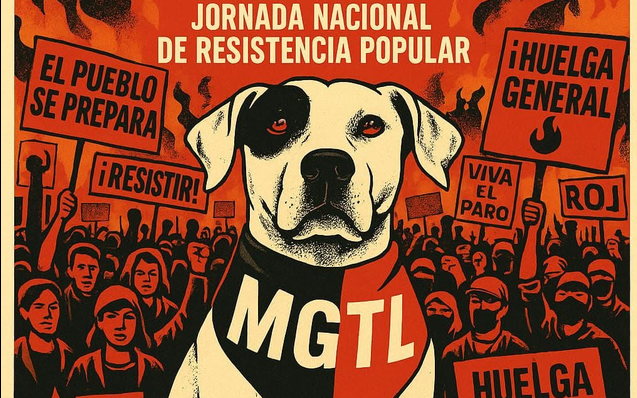 Parte de un cartel del MGTL-PRT