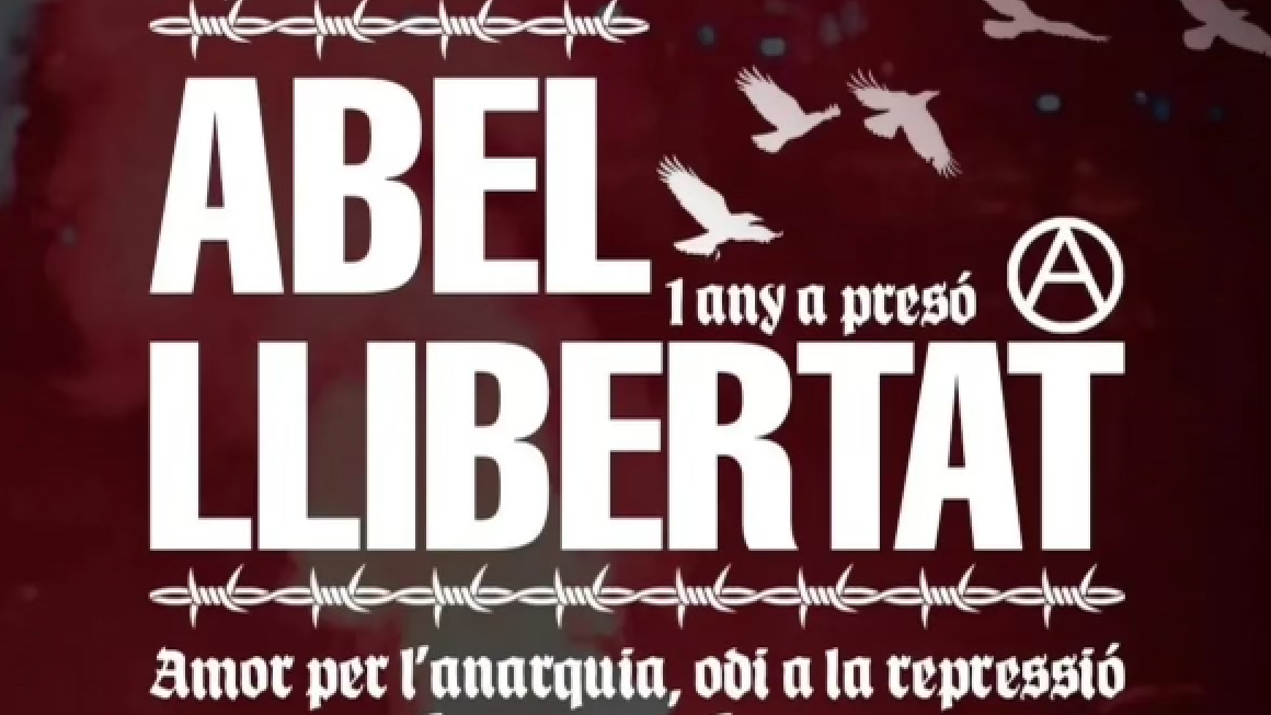 Cartel solidario con Abel