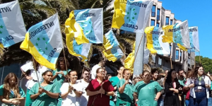 Protesta de sanitarios en Canarias