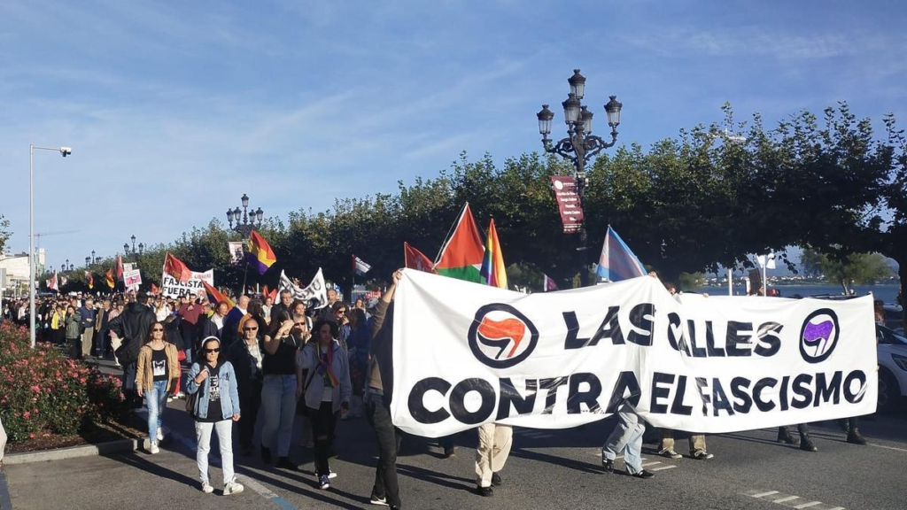 Movilización antifascista contra el Galerna