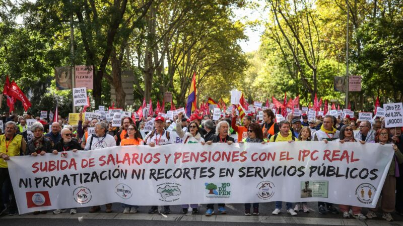Movilización por las pensiones públicas