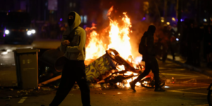 Disturbios en Barcelona el 24 de octubre
