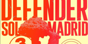 Cartel defender Madrid contra el fascismo